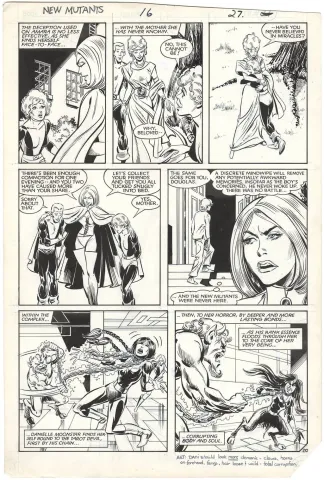 New Mutants #16 p20 (Emma Frost)