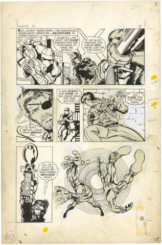 Nick Fury Agent of Shield #12 p3 (Rare)