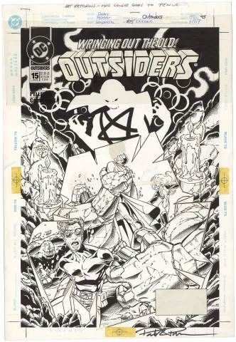 Outsiders #15 Cover