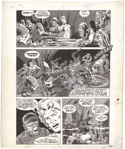 Planet of the Apes #3 p6 (Large Art)