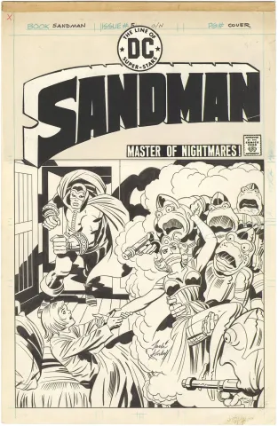 Sandman #5 Cover (Jack Kirby) (Signed)