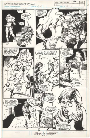 Savage Sword of Conan (Red Sonja)(Signed)