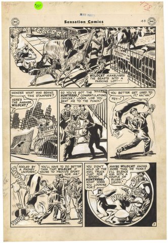 Sensation Comics #69 p5 (Crazy Rare)(Large Art)