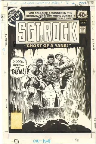 Sgt. Rock #324 Cover (Signed)