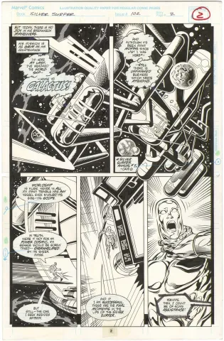 Silver Surfer #102 p2 (Galactus Ship)