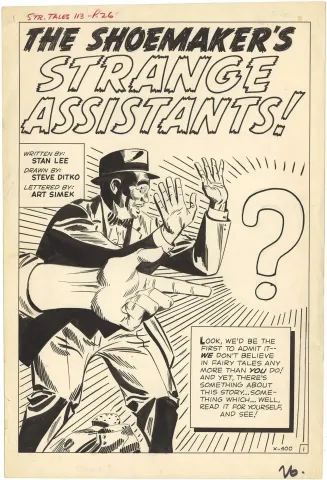 Strange Tales #113 p1 (Splash-Large Art)