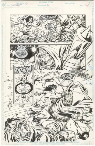 Superboy #50 p19 (½ Splash)