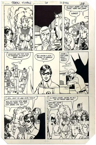 New Teen Titans #26 p22 (Signed)