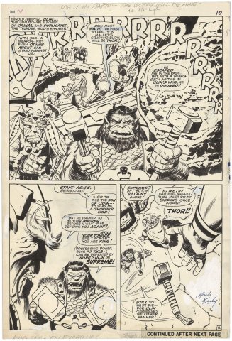 Thor #139 p8 (Kirby Signature)(Half Splash)
