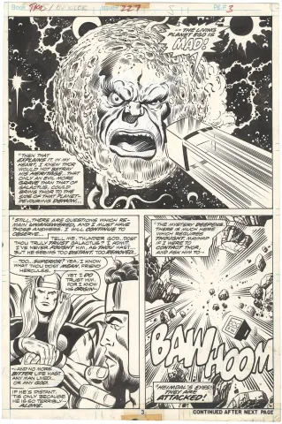 Thor #227 p3 (½ Splash)(Ego!)