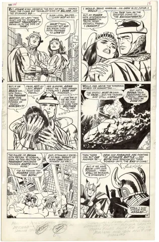 Thor #144 p14 (Jack Kirby) (Signed)