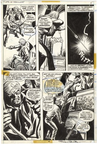 Tomb of Dracula #8 p4 (Signed)