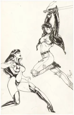 Vengeance of Vampirella #17 Cover (Signed)