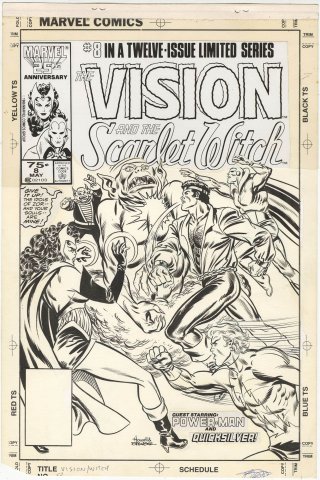 Vision and the Scarlet Witch #8 (Unused Cover)