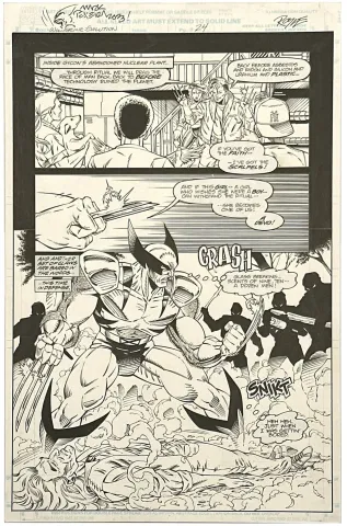 Wolverine: Evilution #1 p24 (Splash)(Signed)