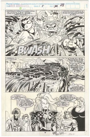 X-Men Adventures #8 p28 (Six X-men)