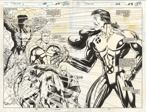 X-Factor #106 p26-27 (Spread)