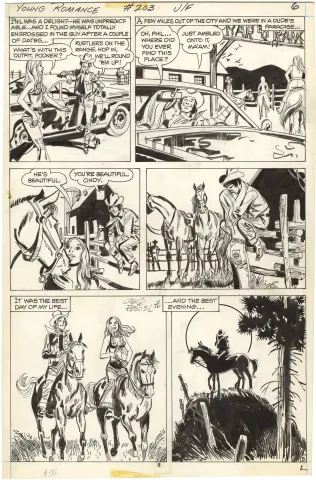 Young Romance #203 p5 (Signed)