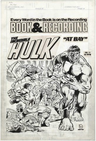 Incredible Hulk Record Cover
