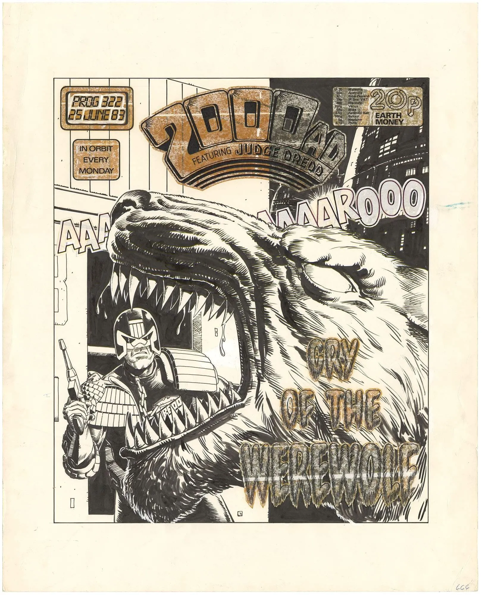 2000 AD #322 Cover