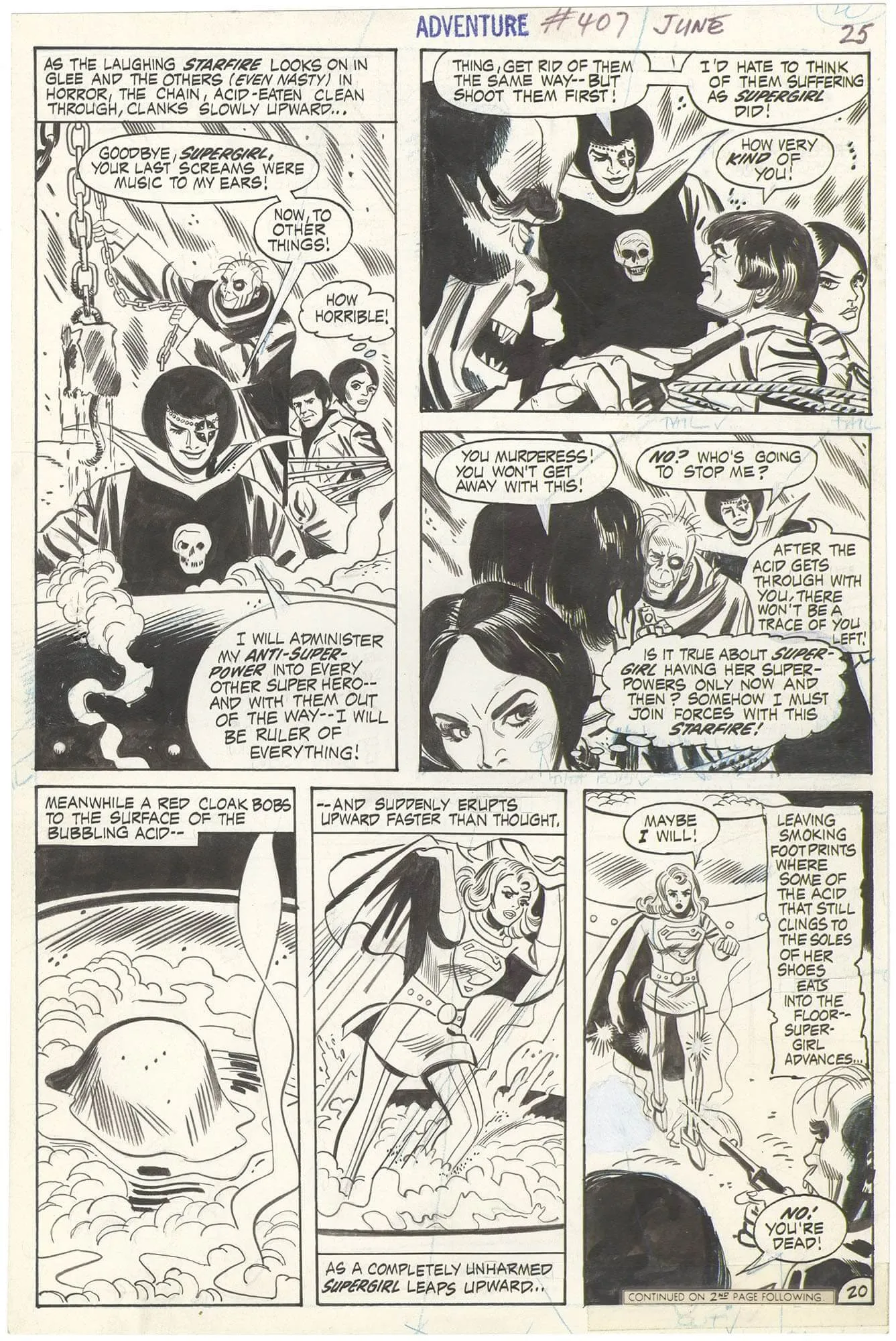 Adventure Comics #407 p20 (Supergirl)