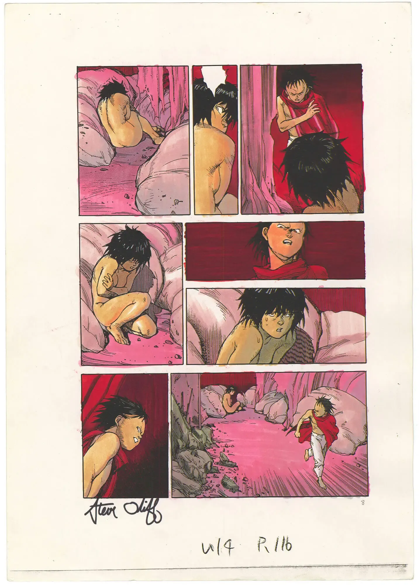 Akira - Color Guide Vol #4 p116 (Signed)