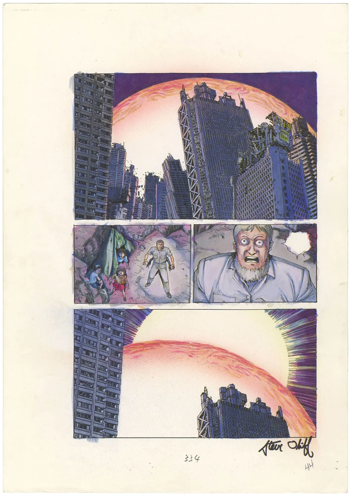 Akira - Color Guide Vol #6 p334 (Signed)