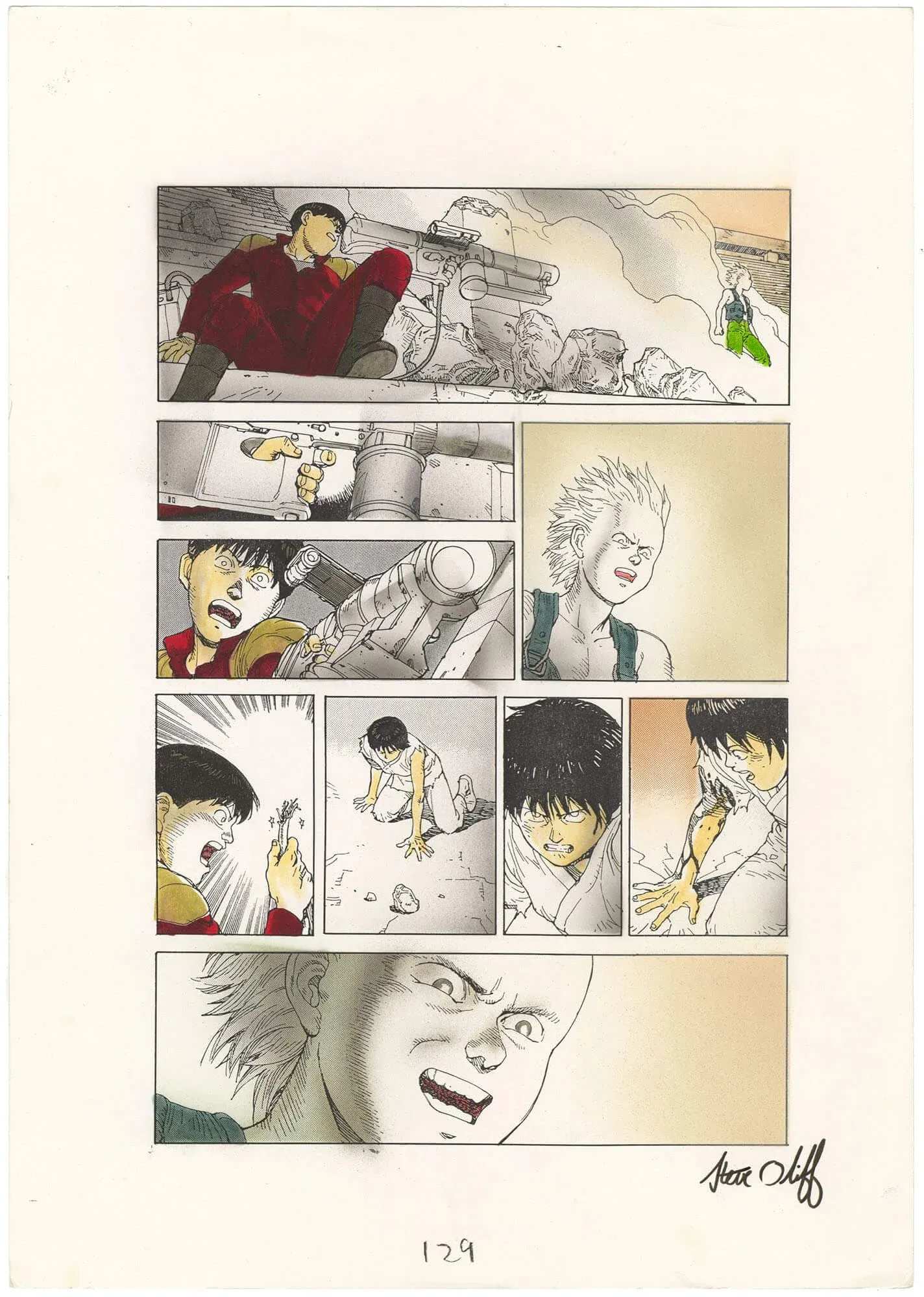 Akira Oliff Color Guide Vol 4, #75 p129 (Signed)