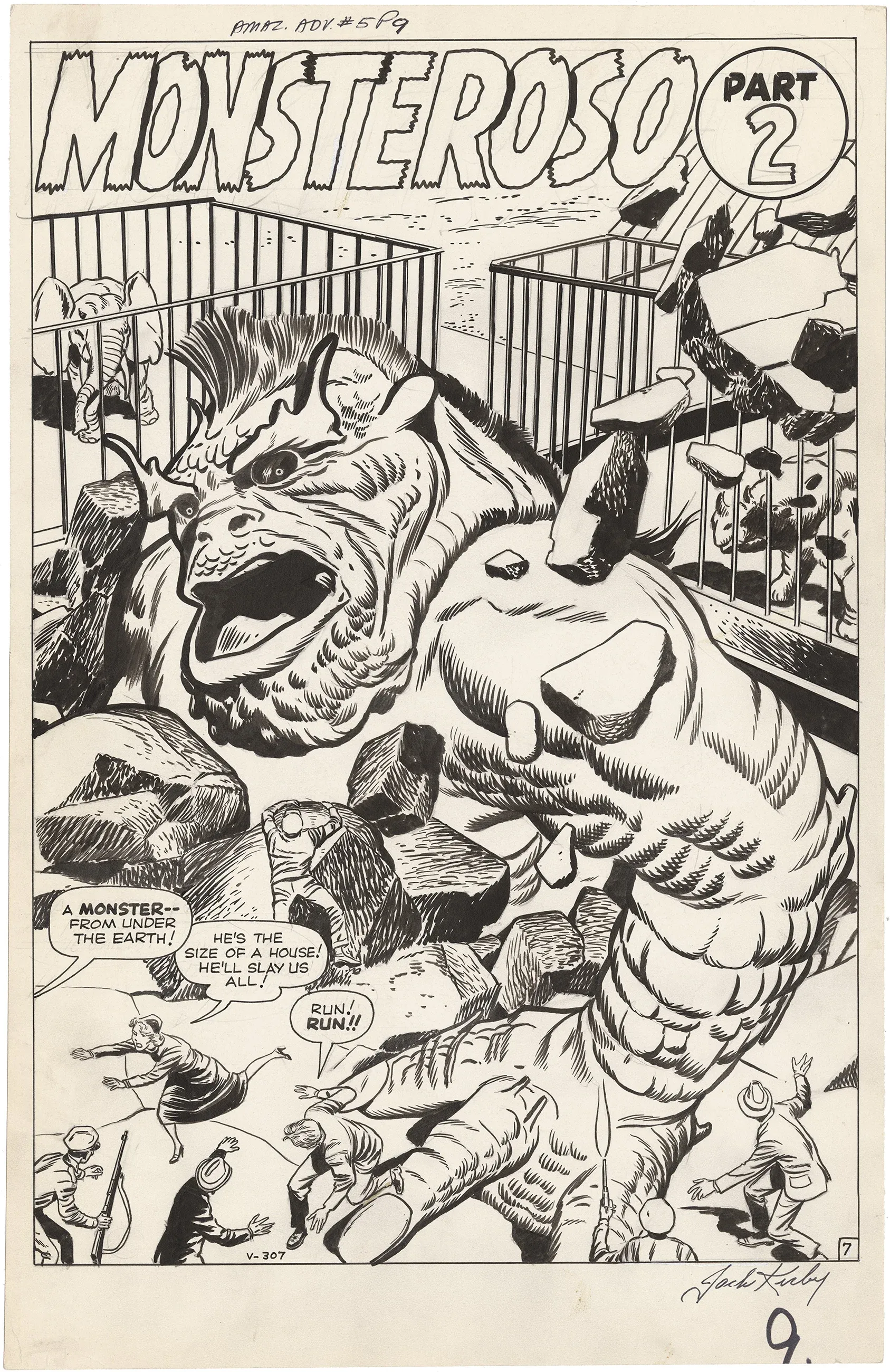 Amazing Adventures #5 p7 (Signed Splash)