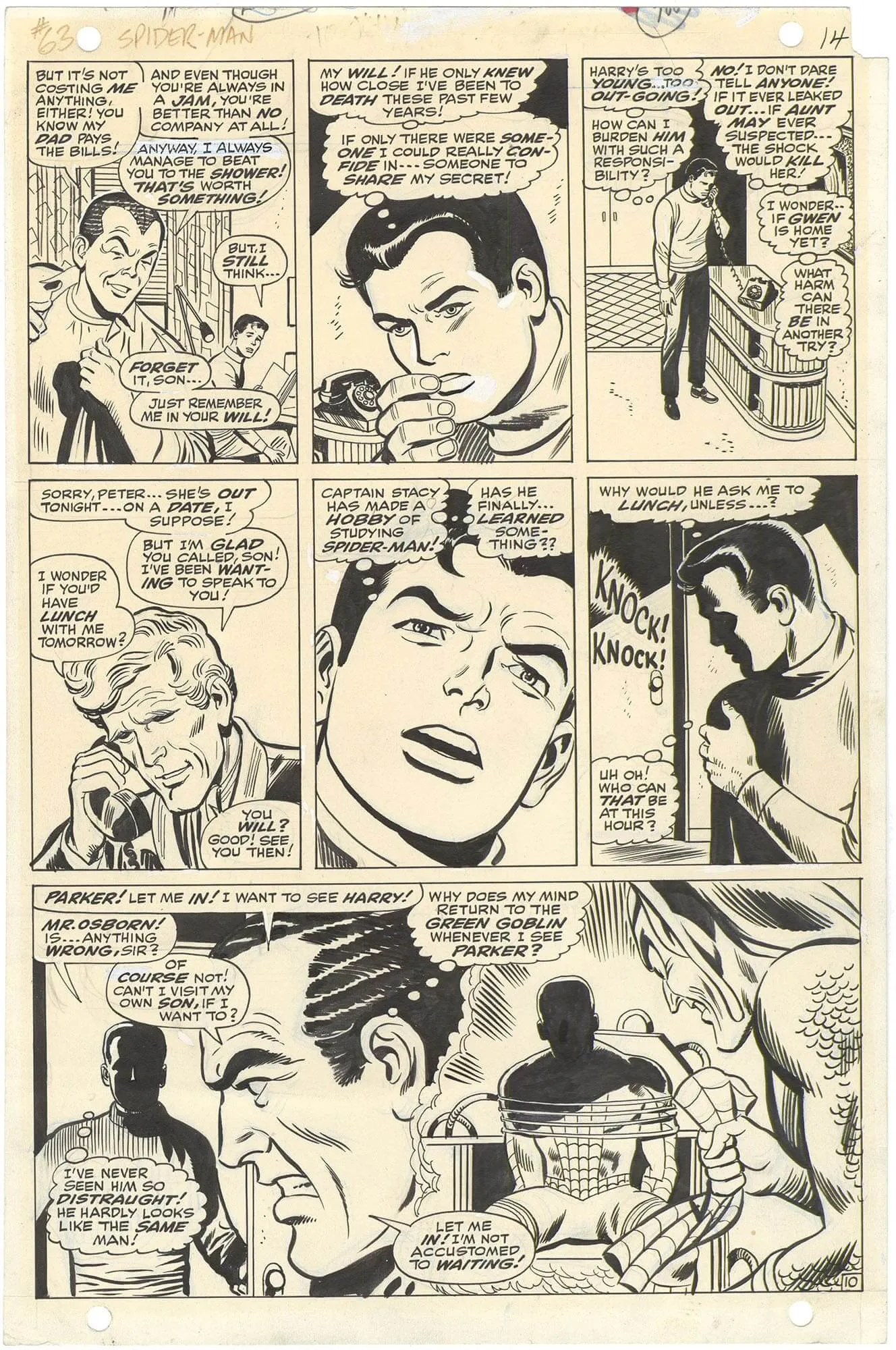 Amazing Spider-Man #63 p10 (Historic Scene)