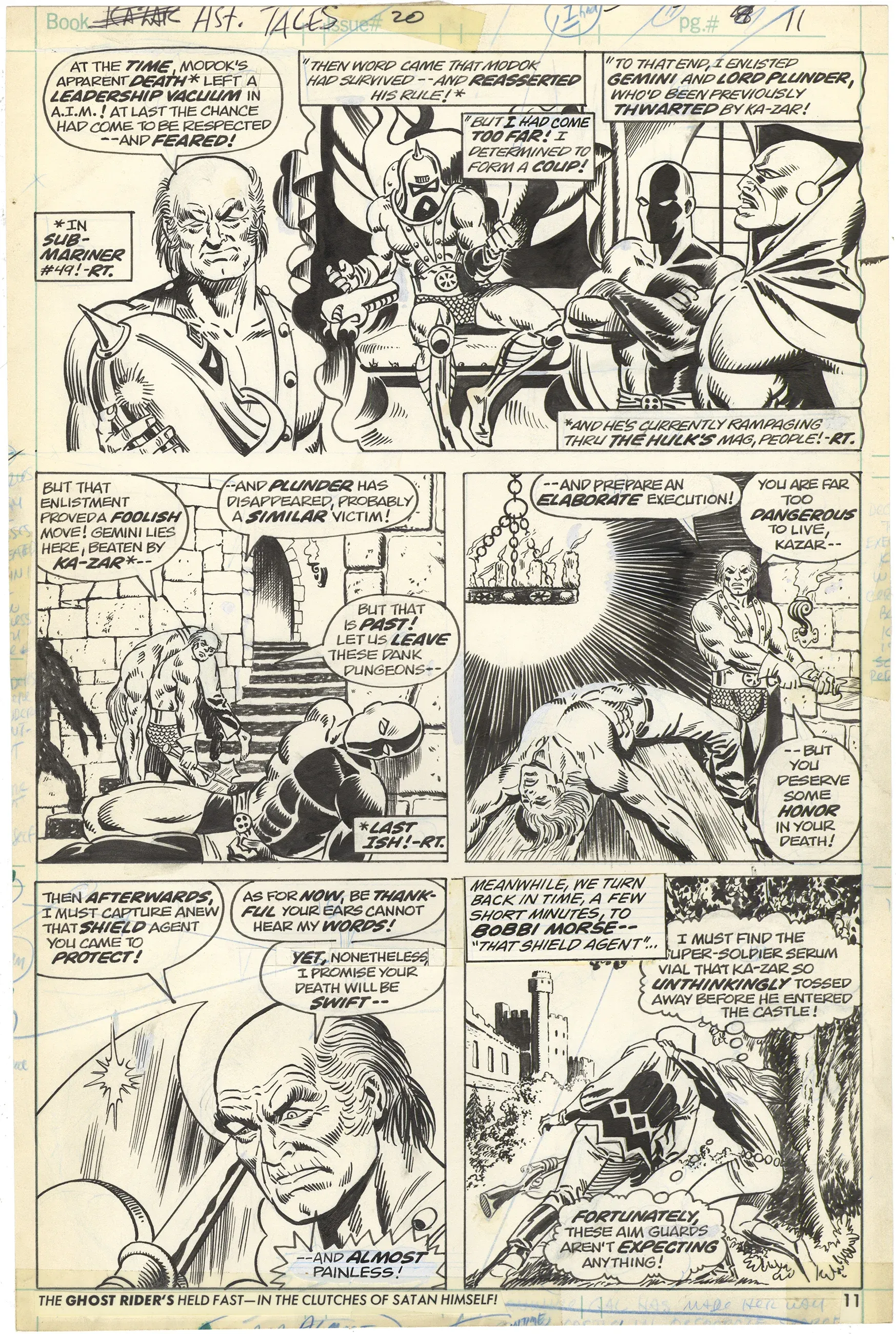 Astonishing Tales #20 p11 (Kazar)