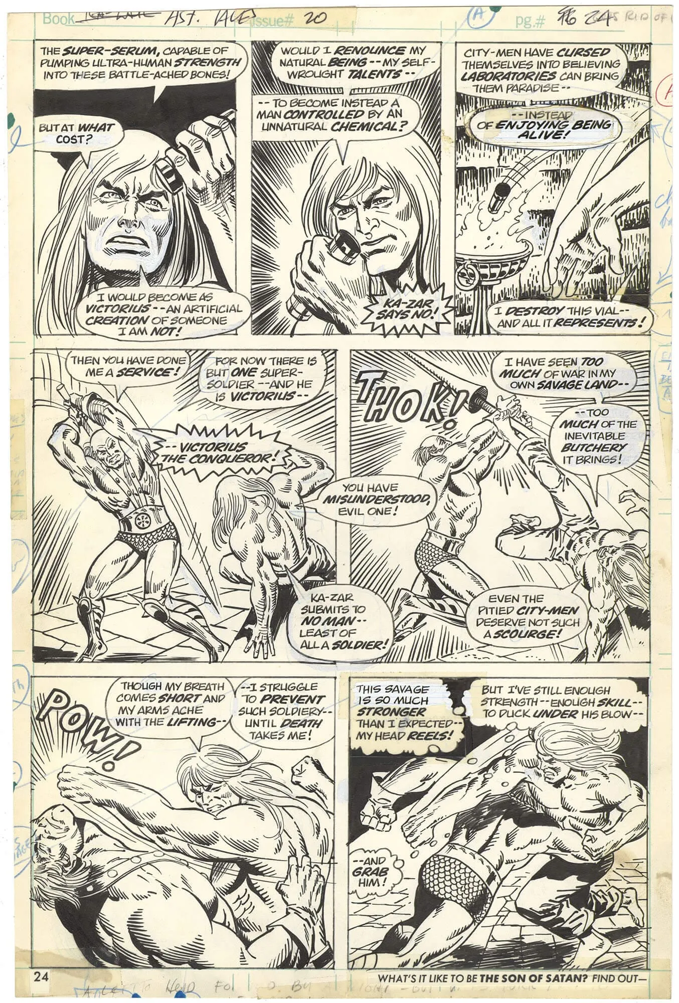 Astonishing Tales #20 p24 (Ka-Zar)