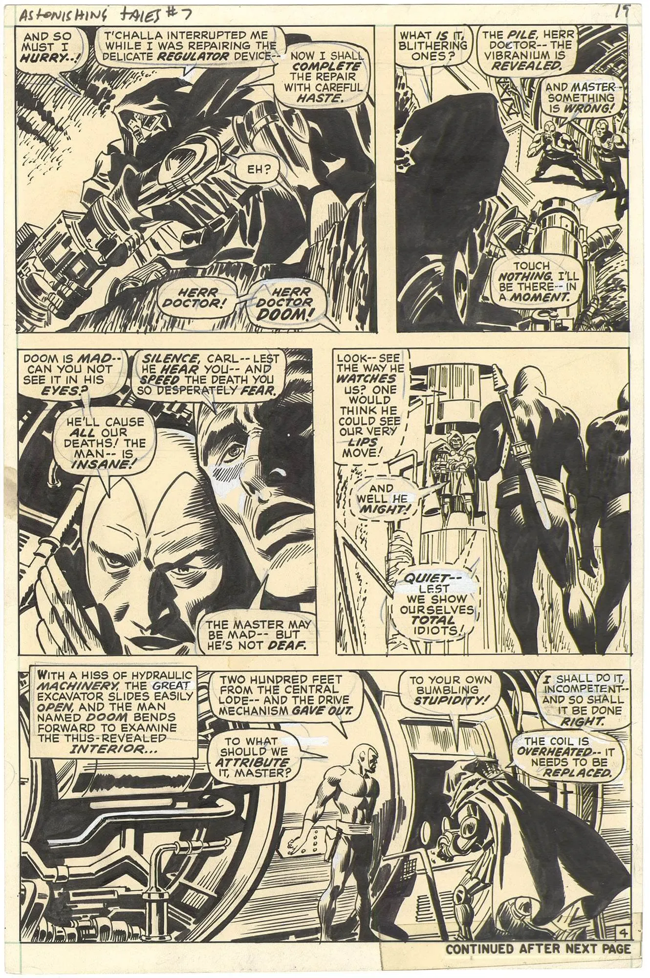 Astonishing Tales #7 p4 (Doctor Doom)