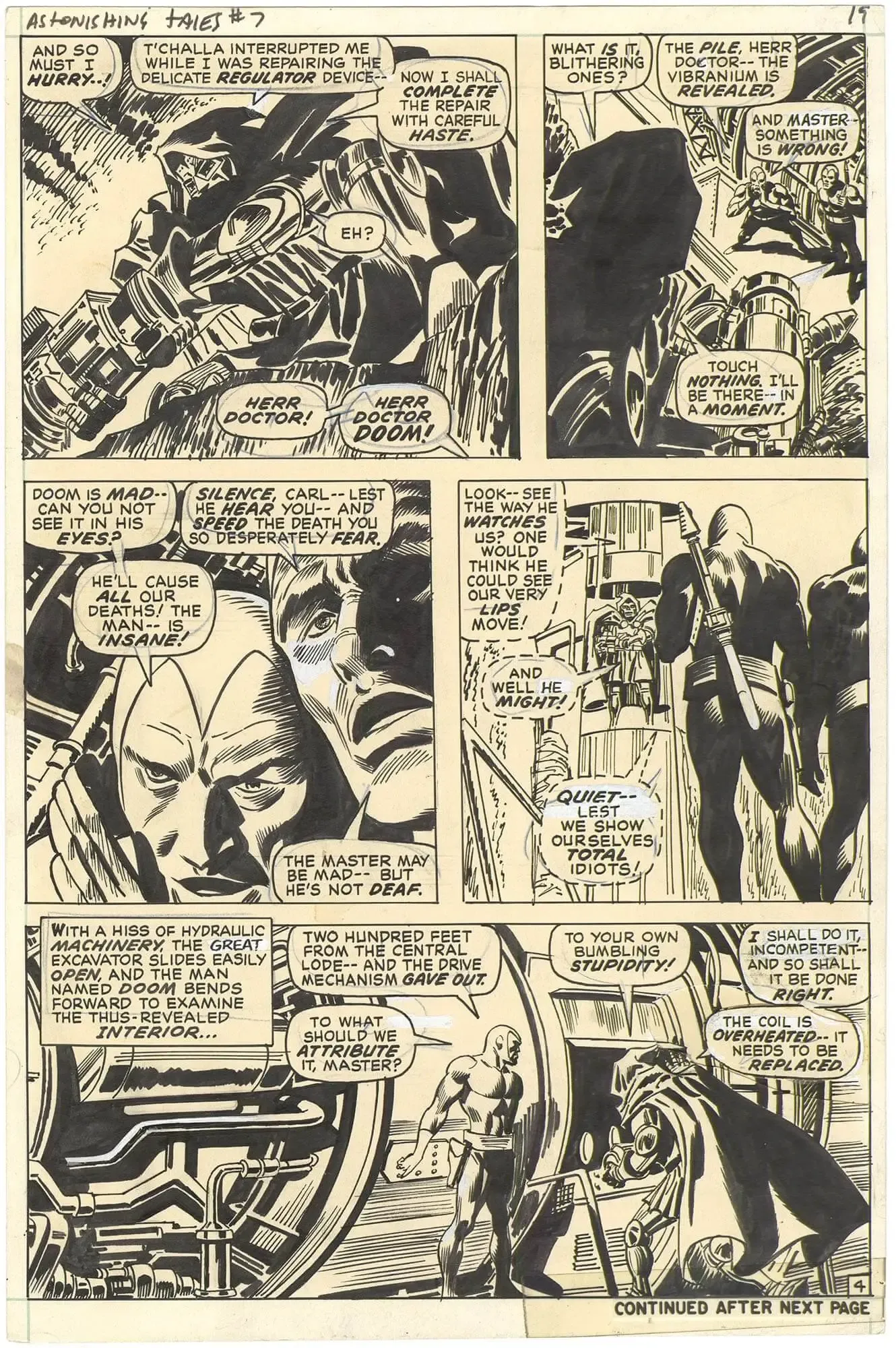 Astonishing Tales #7 p4 (Doctor Doom)