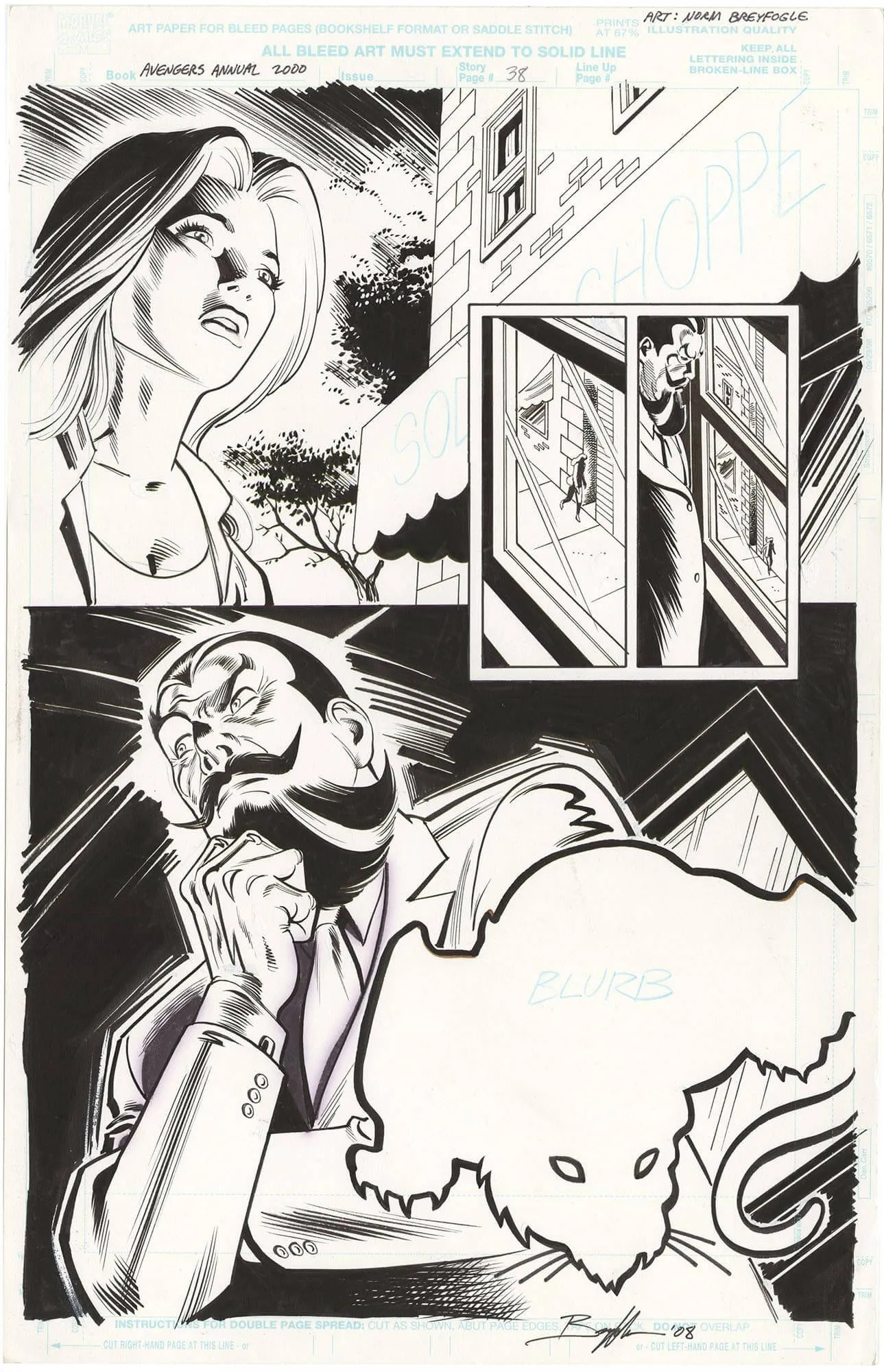 Avengers 2000 Annual #1 p38 (Half Splash)