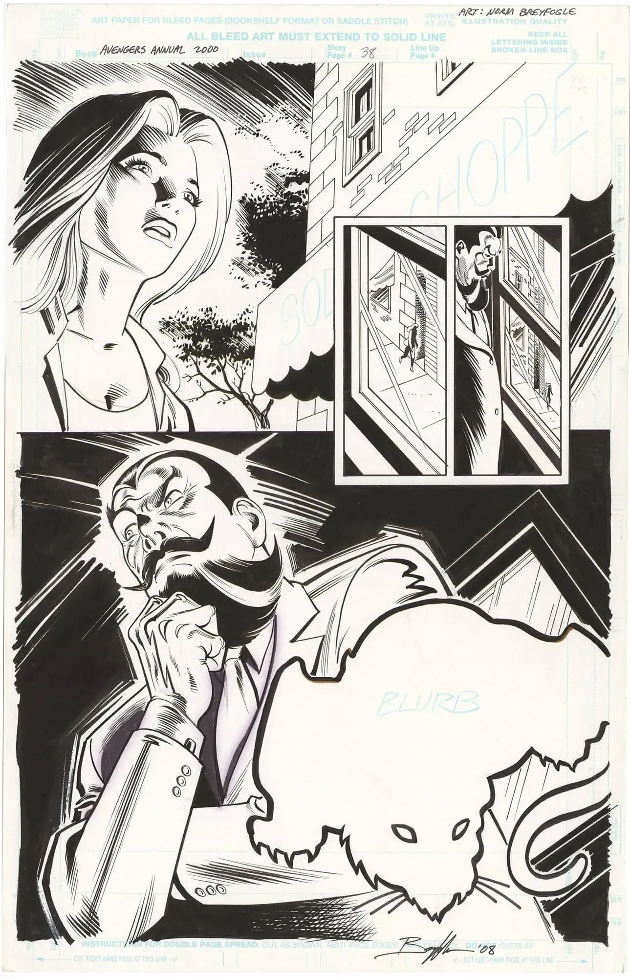 Avengers 2000 Annual #1 p38 (Half Splash)