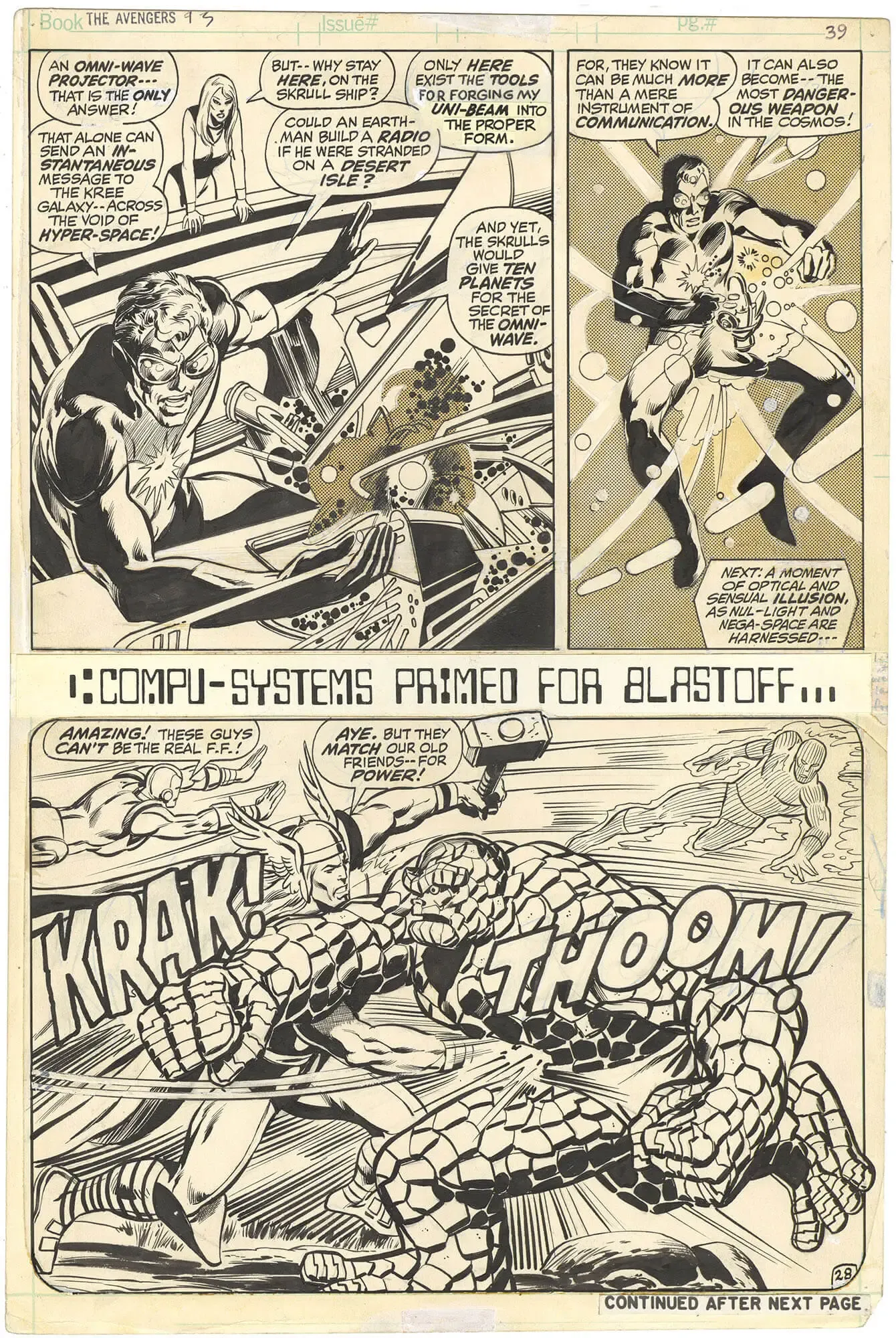 Avengers #93 p28 (½ splash)
