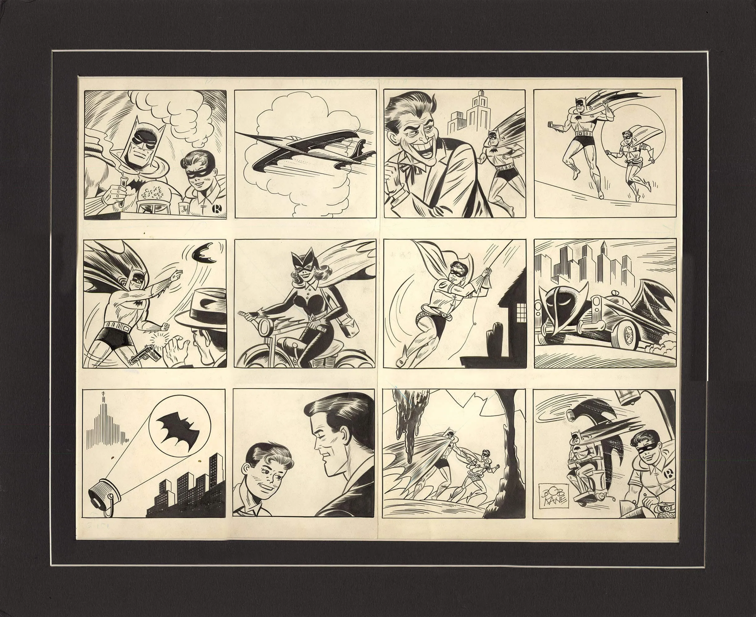 Batman Annual #2 p40+41 (Calendar- Signed)