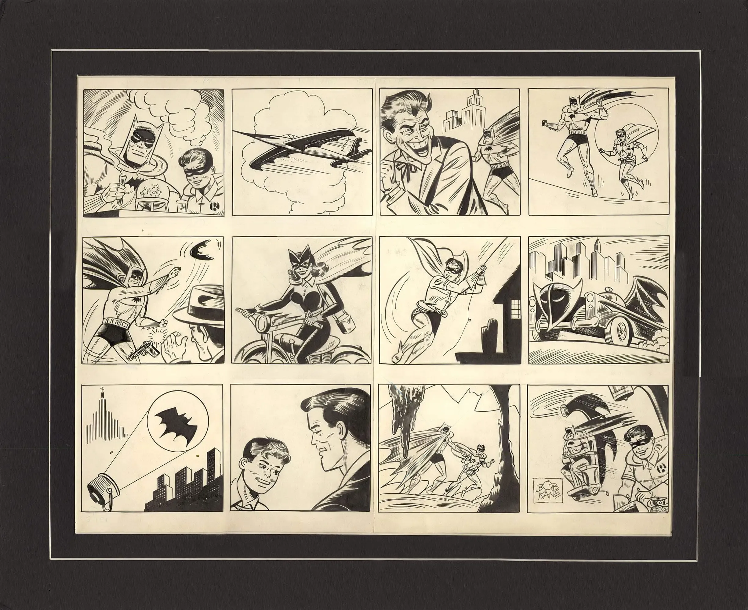 Batman Annual #2 p40+41 (Calendar- Signed)