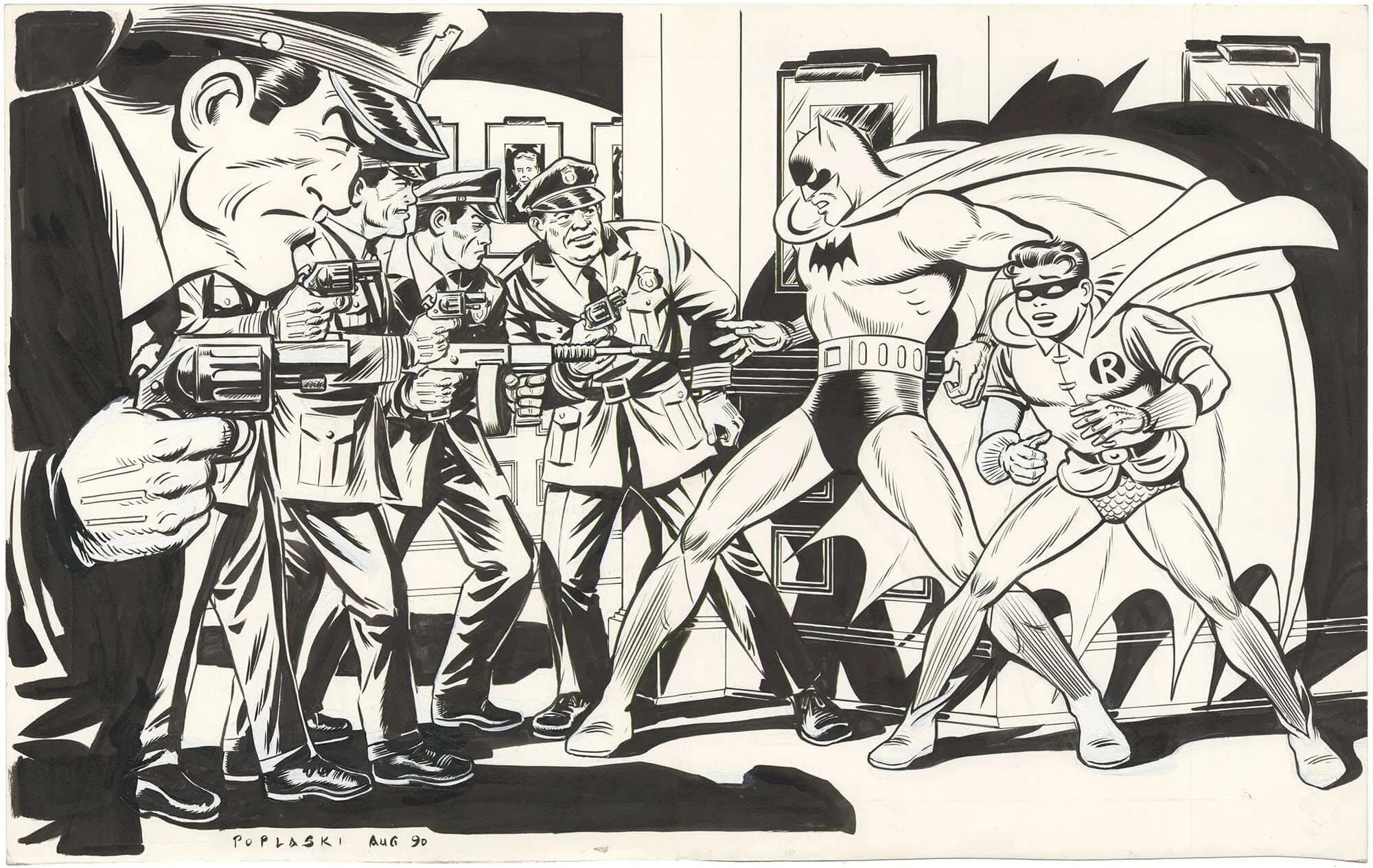 Batman: The Dailies 1944 - 1945  Cover (Signed)