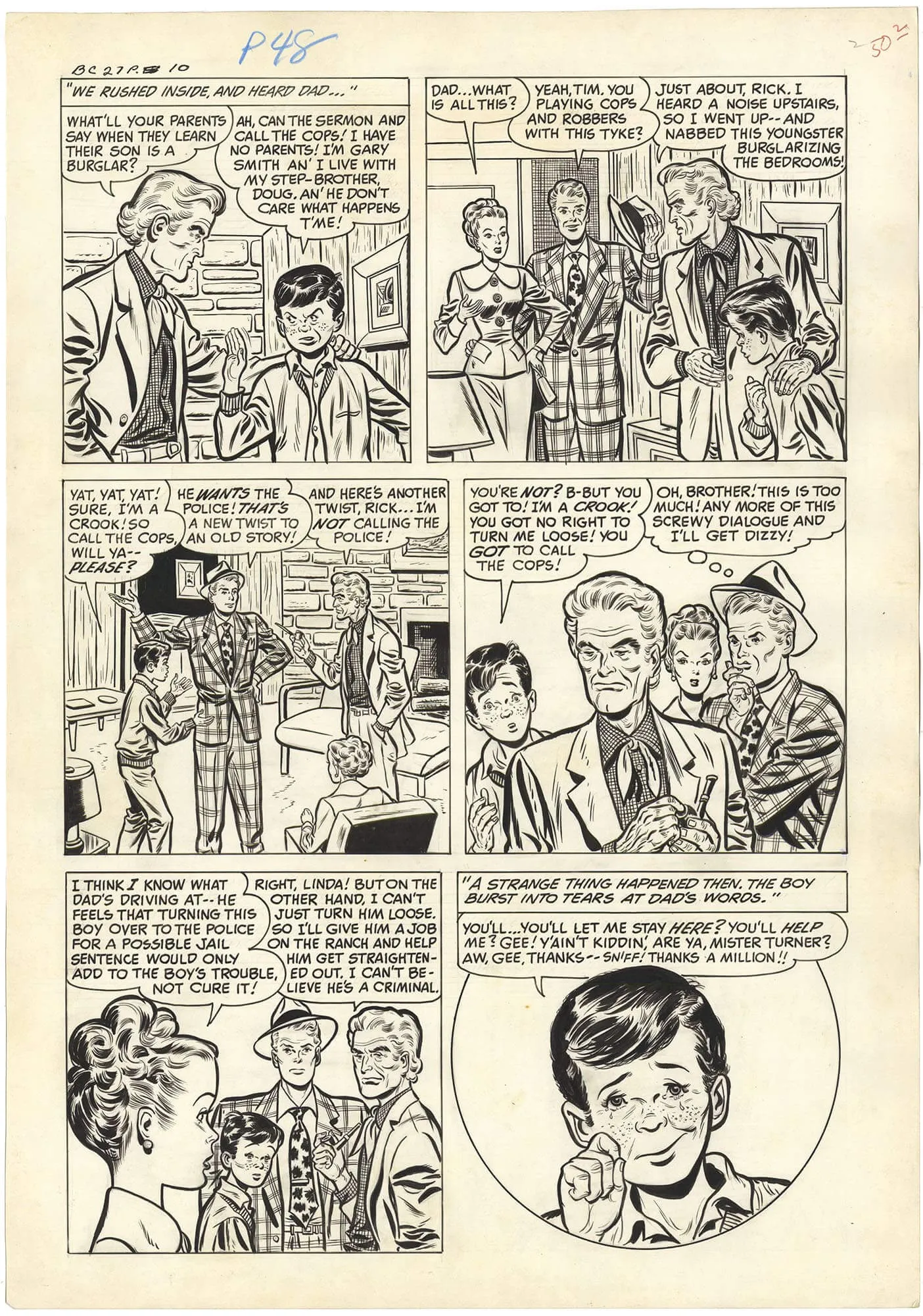 Black Cat #27 p10 (Large Art)