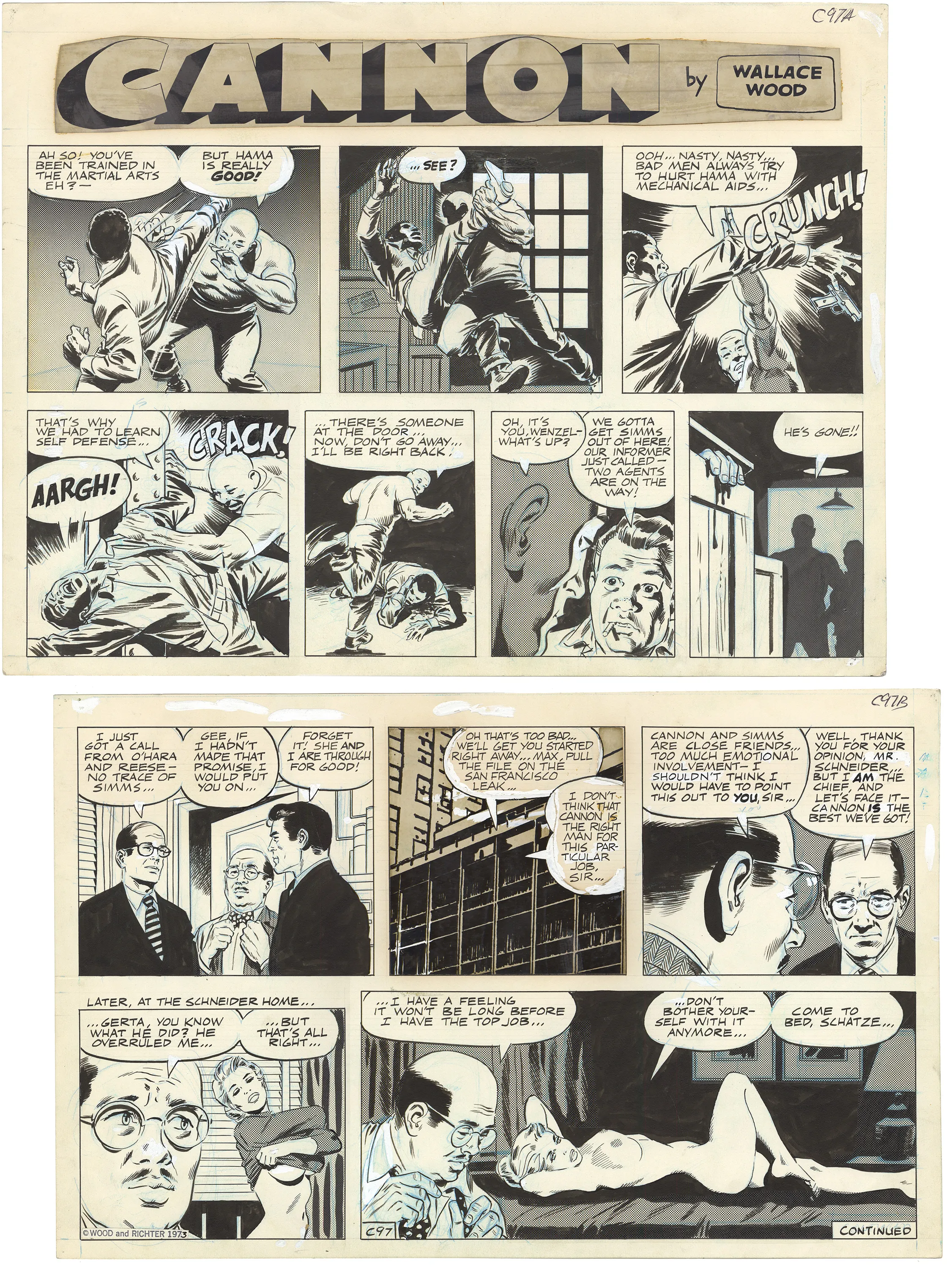 Cannon, Strip Sunday (Large Art)