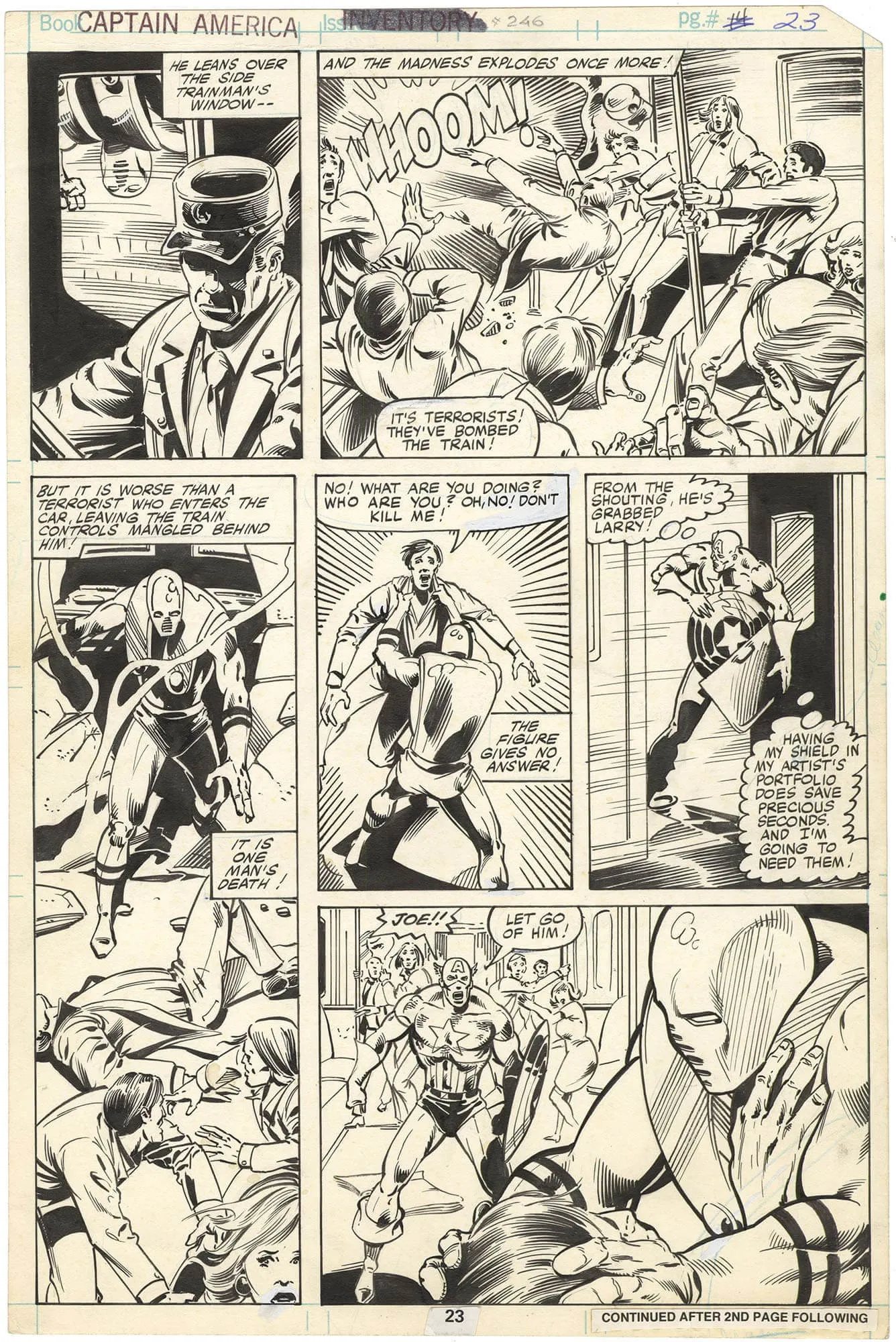 Captain America #246 p23