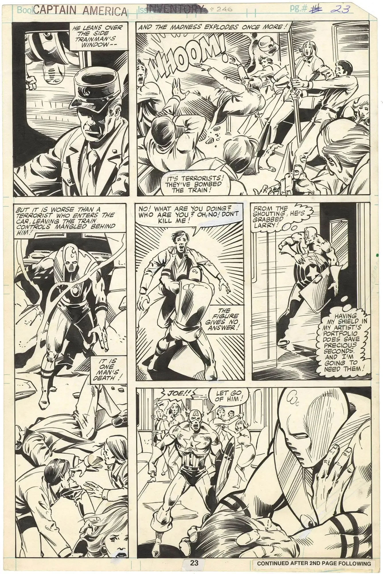 Captain America #246 p23