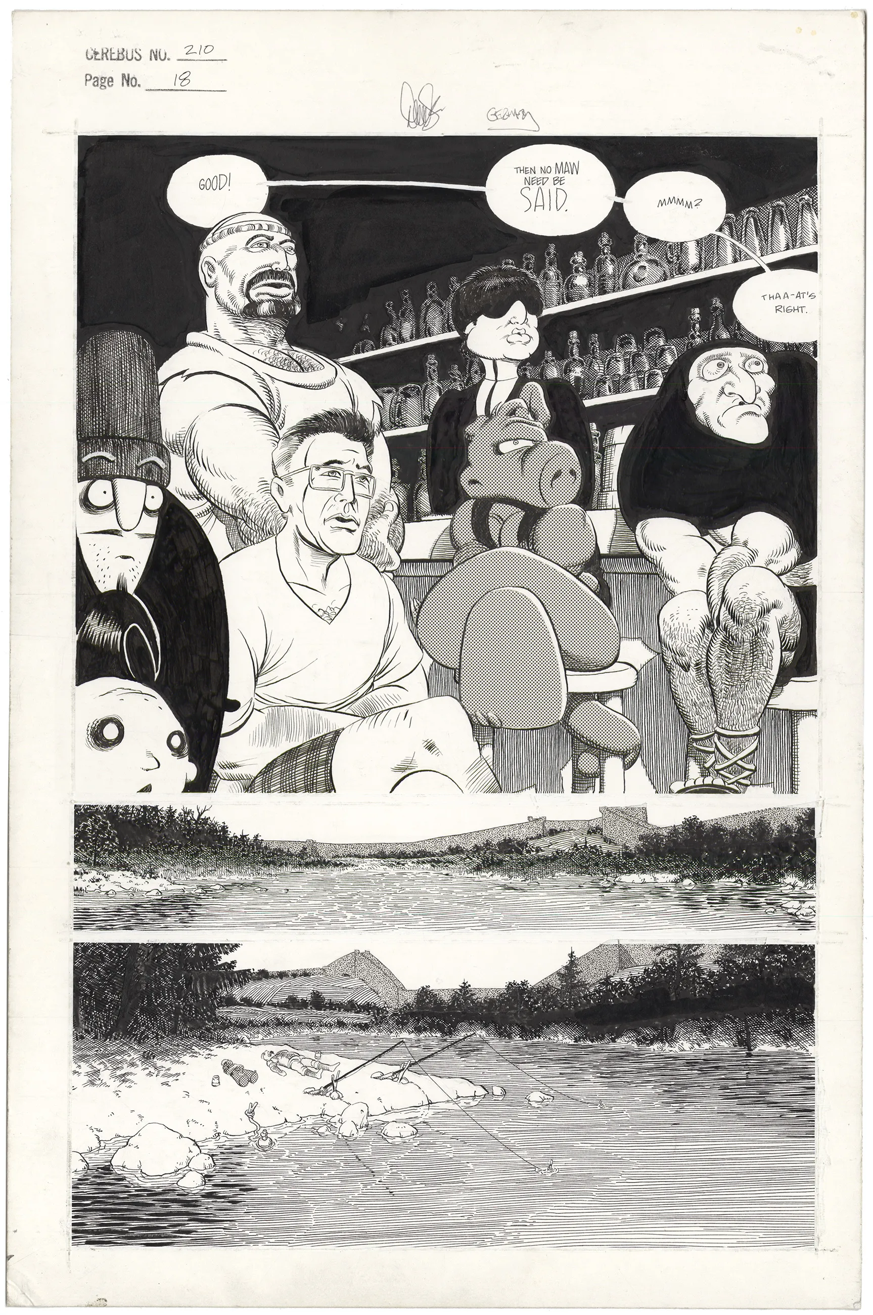 Cerebus #210 p18