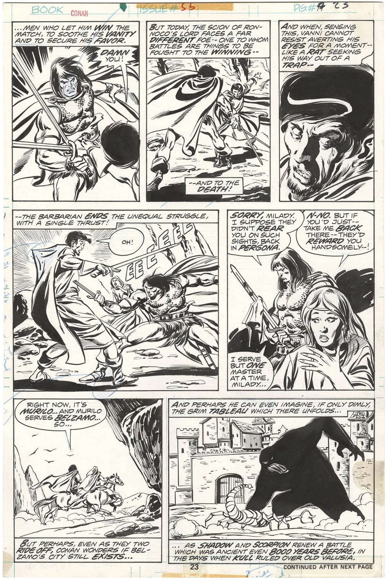 Conan the Barbarian #55 p23