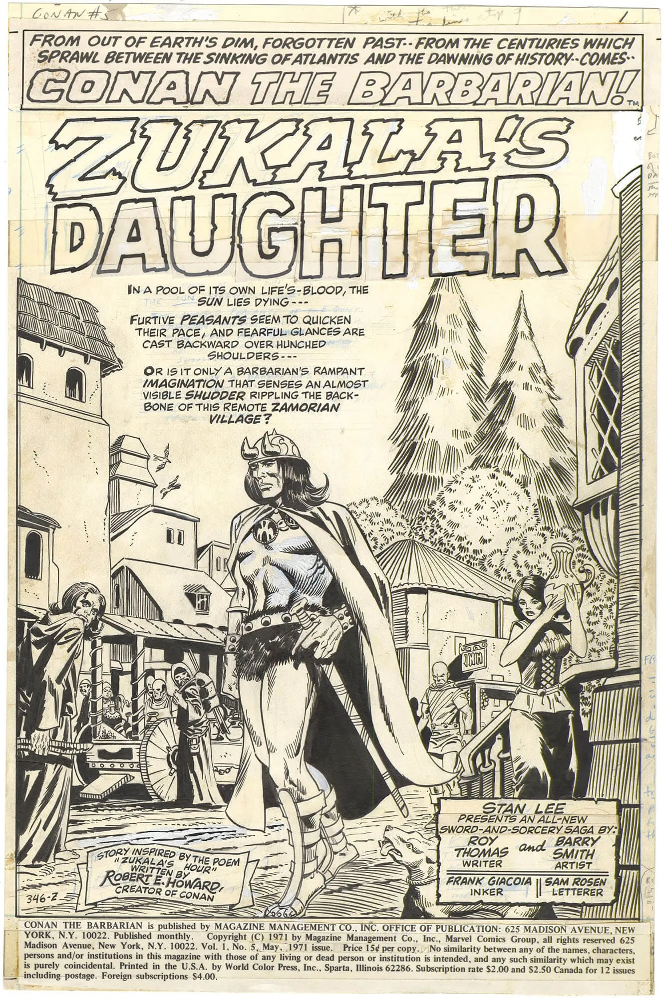 Conan the Barbarian #5 p1 (Splash)