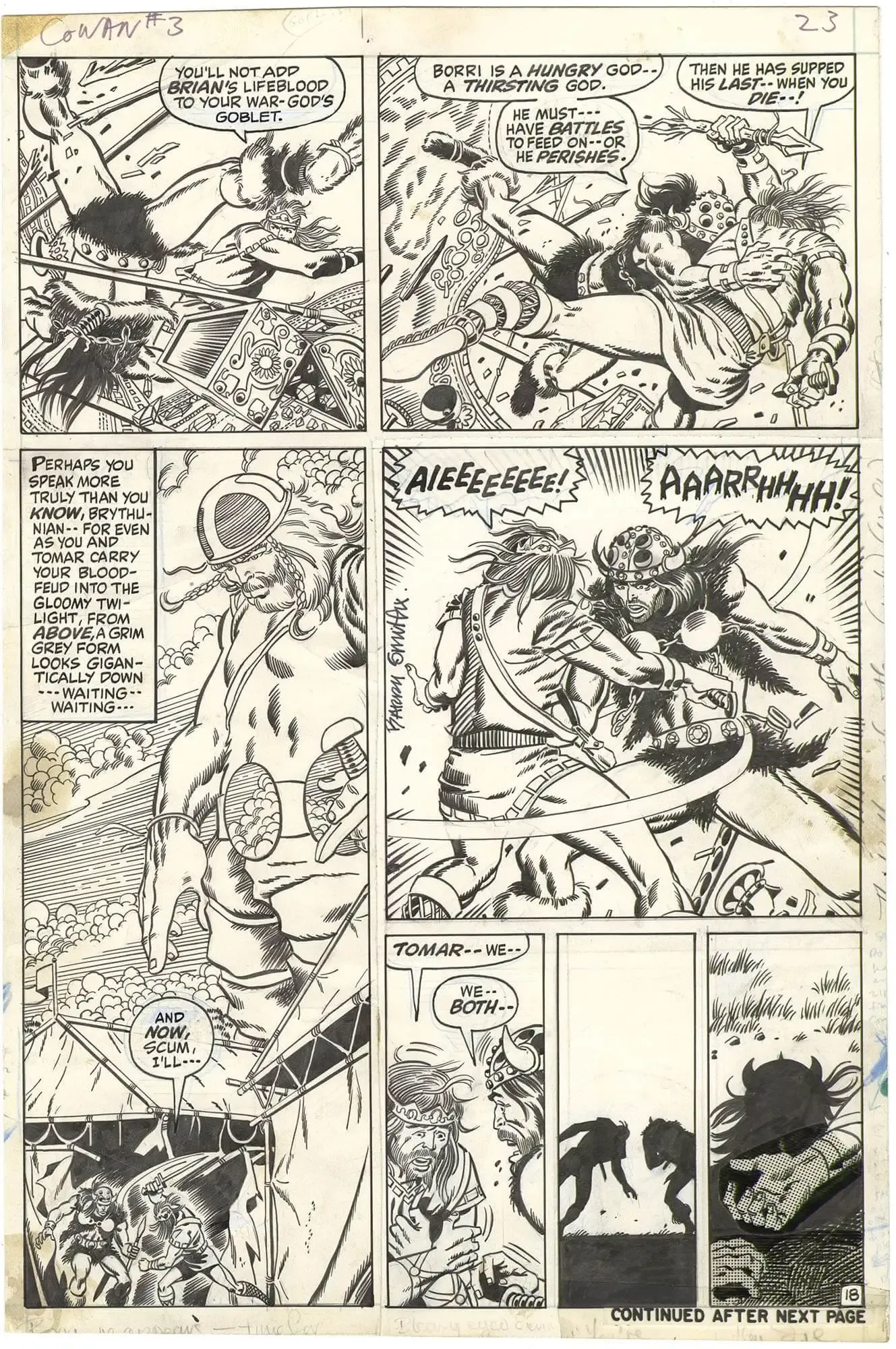 Conan the Barbarian #3 p18 (Signed)