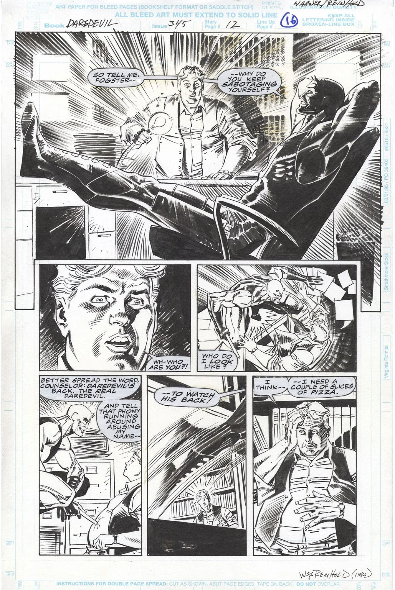 Daredevil #345 p12 (Original costume)