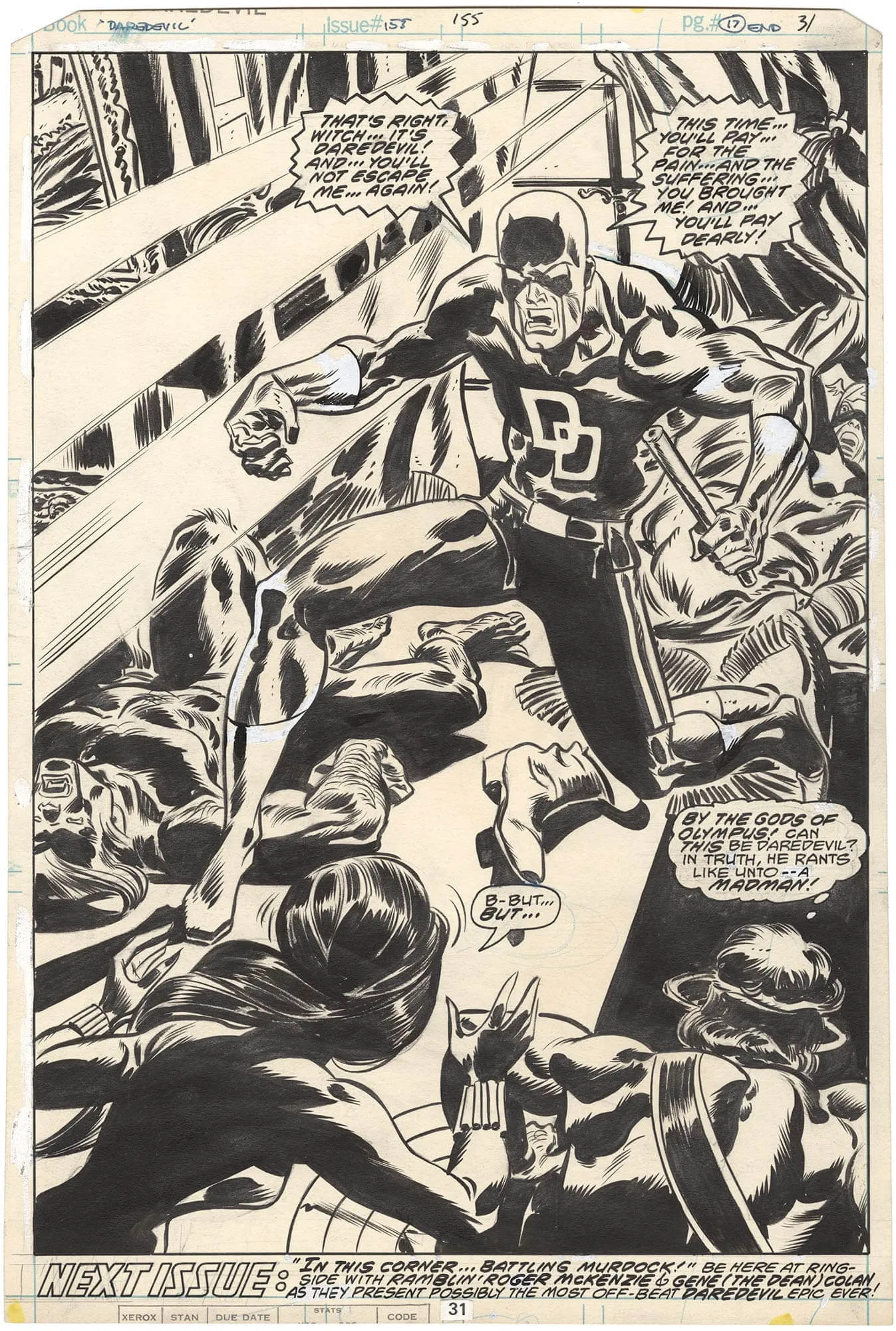 Daredevil #155 p31 (Splash)